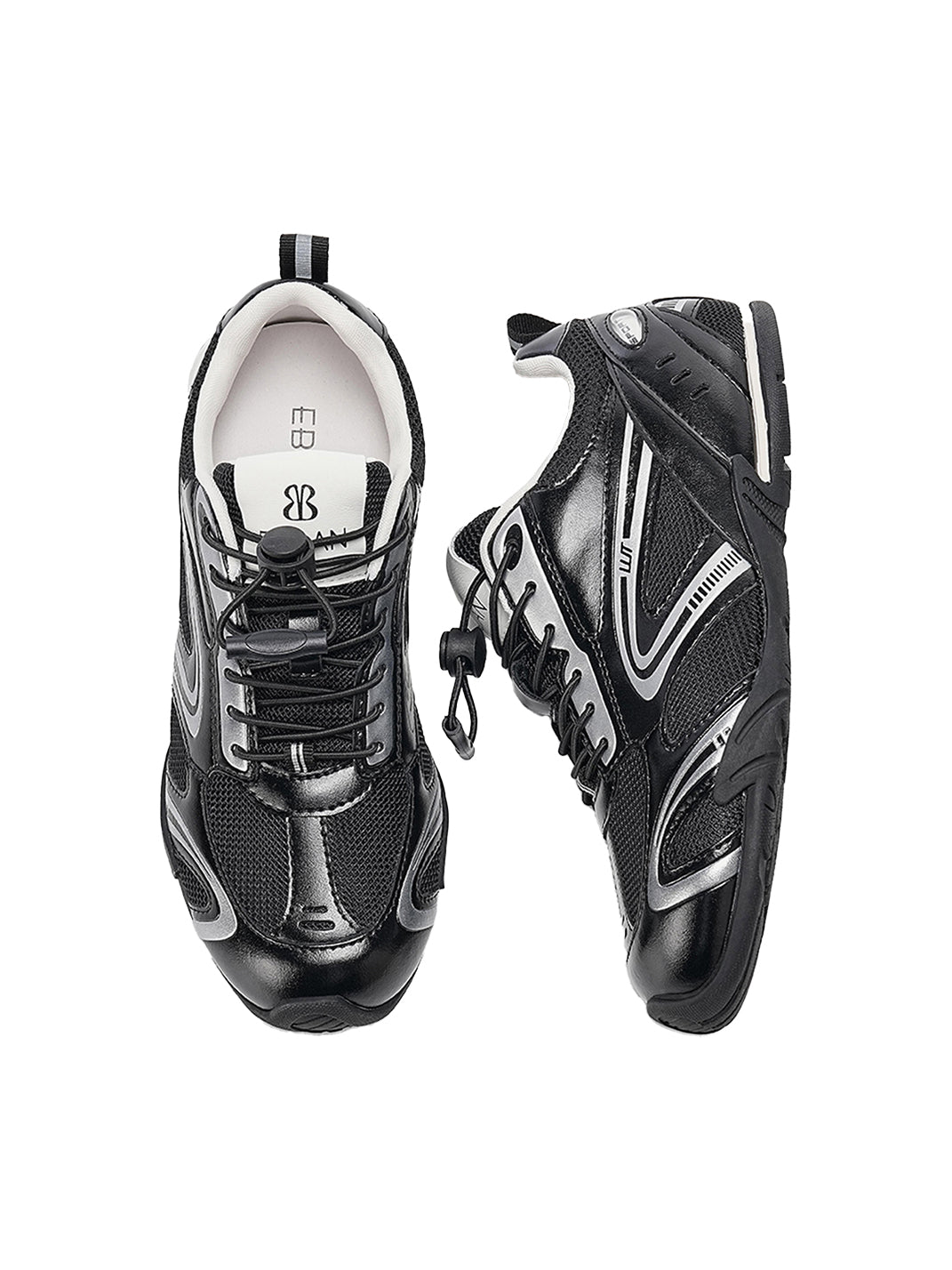 EBLAN | ”Aerodynamics” Quick Lace Racing Trainer-Black - PSYLOS 1, EBLAN | ”Aerodynamics” Quick Lace Racing Trainer-Black, Racing Trainers, EBLAN, PSYLOS 1