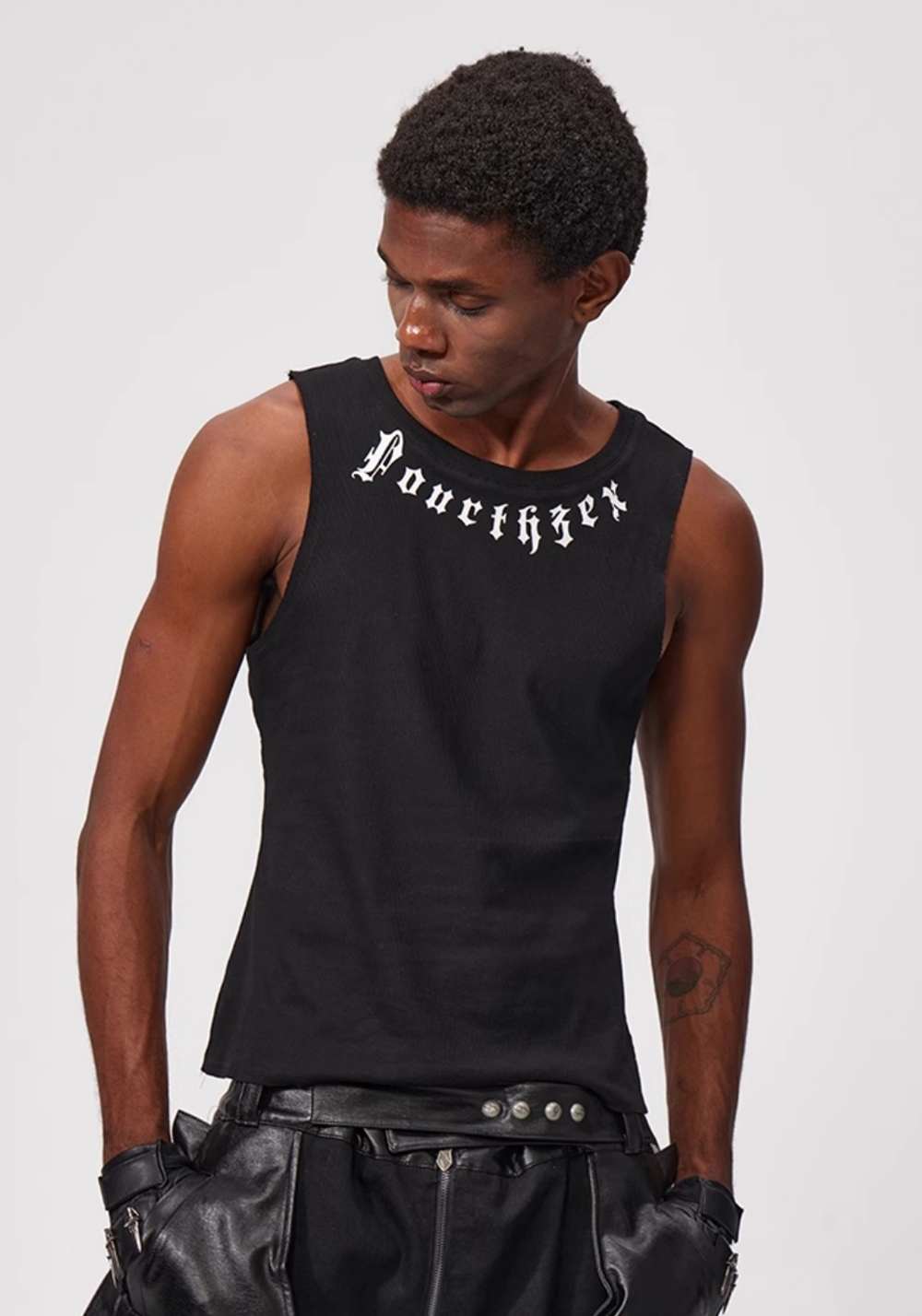 Fourth3ex丨Sanskrit Sword Print Tank Top - PSYLOS 1, Fourth3ex丨Sanskrit Sword Print Tank Top, Tank Top, Fourth3ex, PSYLOS 1