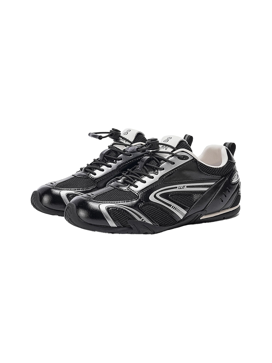 EBLAN | ”Aerodynamics” Quick Lace Racing Trainer-Black - PSYLOS 1, EBLAN | ”Aerodynamics” Quick Lace Racing Trainer-Black, Racing Trainers, EBLAN, PSYLOS 1