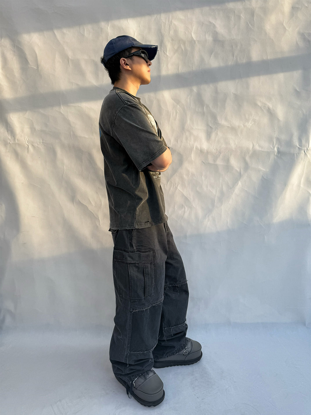 WoosterArchive | “V & Saltburn" Washed Heavyweight Cotton T-Shirt - PSYLOS 1, WoosterArchive | “V & Saltburn" Washed Heavyweight Cotton T-Shirt, Men's Wear, WoosterArchive, PSYLOS 1