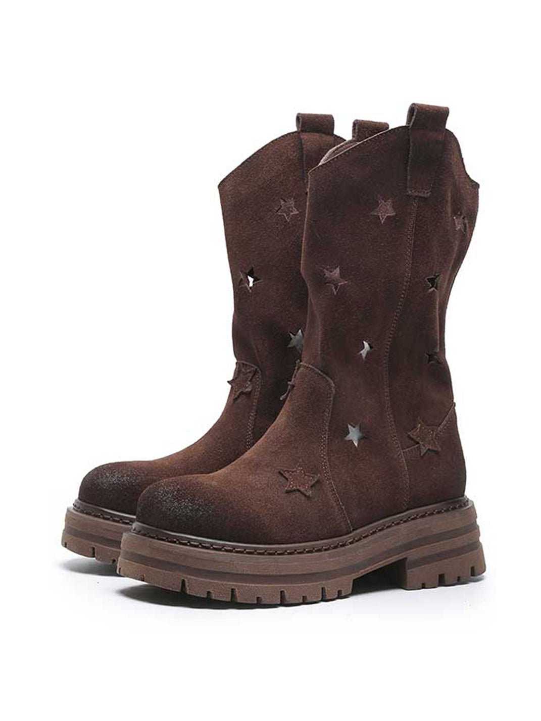 GSL | Suede Star Cut-Out Boots - PSYLOS 1, GSL | Suede Star Cut-Out Boots, Women's Shoes, GSL, PSYLOS 1