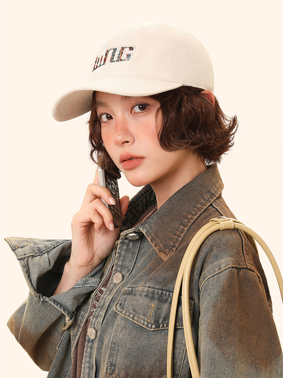 IIING | MonoLuxe Curved Brim Baseball Cap - PSYLOS 1, IIING | MonoLuxe Curved Brim Baseball Cap, Accessories, IIING, PSYLOS 1