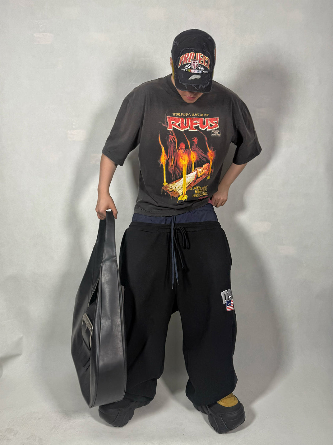 WoosterArchive | “Demon Contract" Washed Heavyweight Cotton T-Shirt - PSYLOS 1, WoosterArchive | “Demon Contract" Washed Heavyweight Cotton T-Shirt, Men's Wear, WoosterArchive, PSYLOS 1