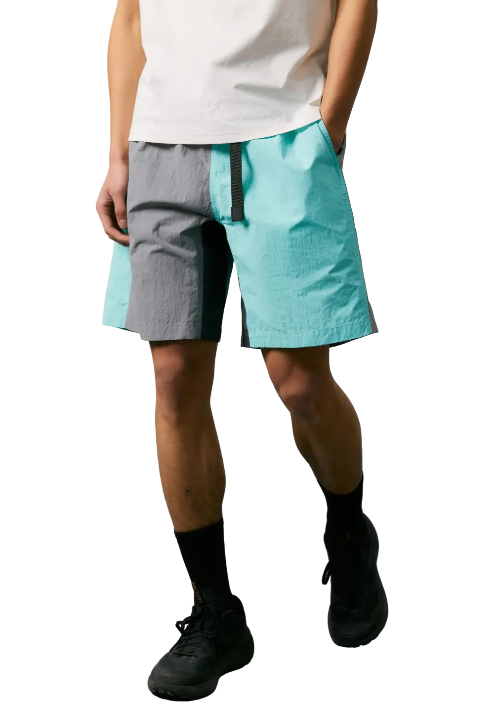 Colorblock Waterproof Shorts - PSYLOS 1, Colorblock Waterproof Shorts, Pants, BEASTER, PSYLOS 1