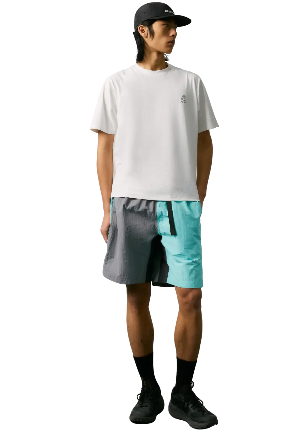 Colorblock Waterproof Shorts