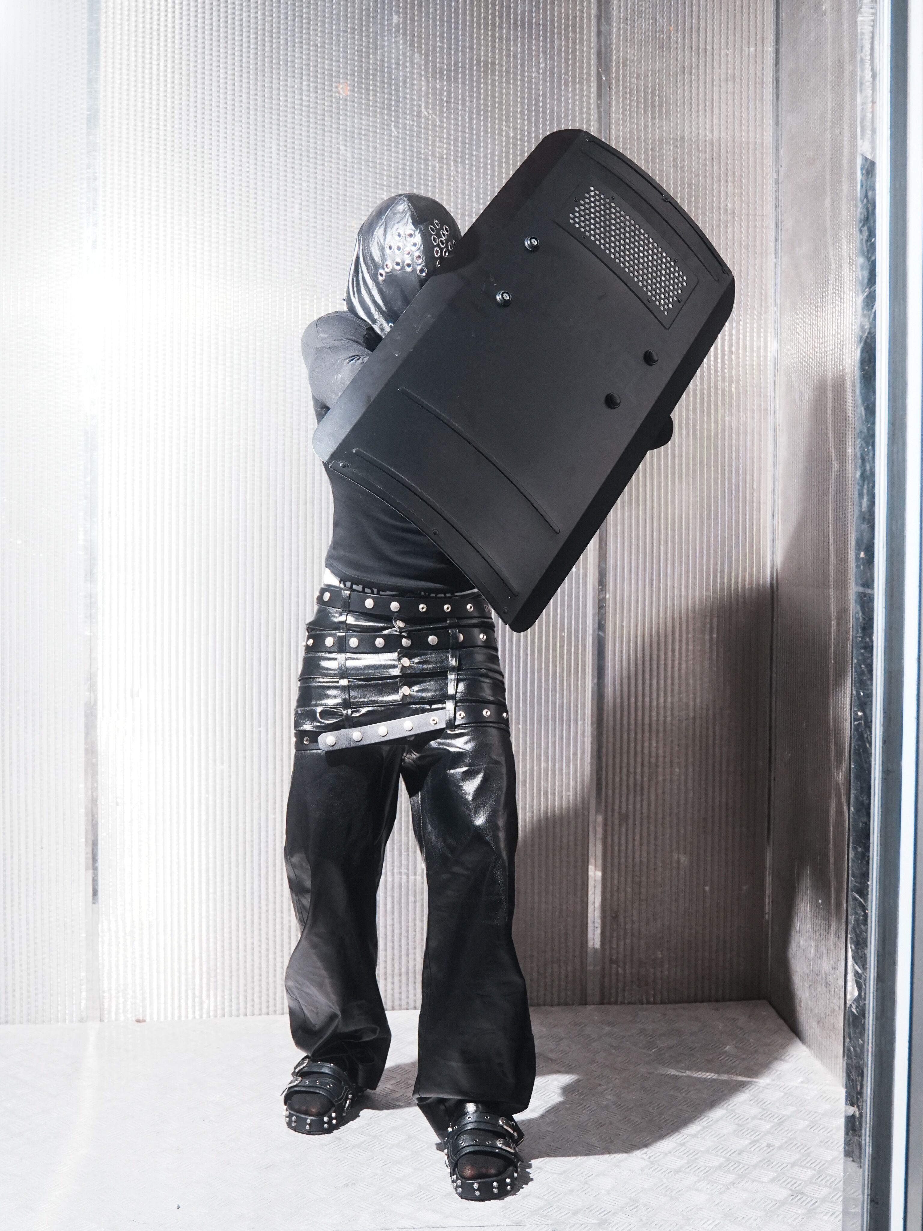 REBEL WAVE | Multi-Waist Coated Biker Pants - PSYLOS 1, REBEL WAVE | Multi-Waist Coated Biker Pants, Jeans, REBEL WAVE•JAPAN, PSYLOS 1