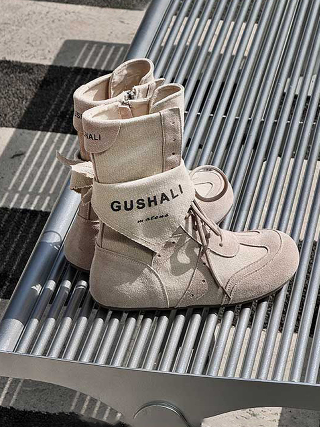 GSL | Hybrid Retro Boxing Trainer Boots With Kerchief - PSYLOS 1, GSL | Hybrid Retro Boxing Trainer Boots With Kerchief, Boots, GSL, PSYLOS 1