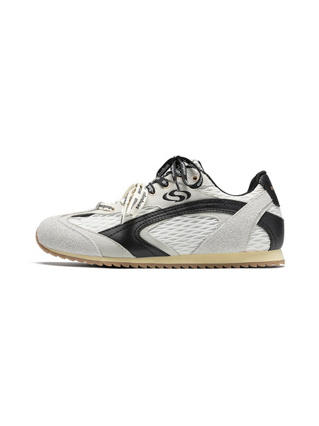 SENGUOGUO | The "Forrest Gump" Mesh Layered Laces Sneaker-White - PSYLOS 1, SENGUOGUO | The "Forrest Gump" Mesh Layered Laces Sneaker-White, Unisex Shoes, SENGUOGUO, PSYLOS 1