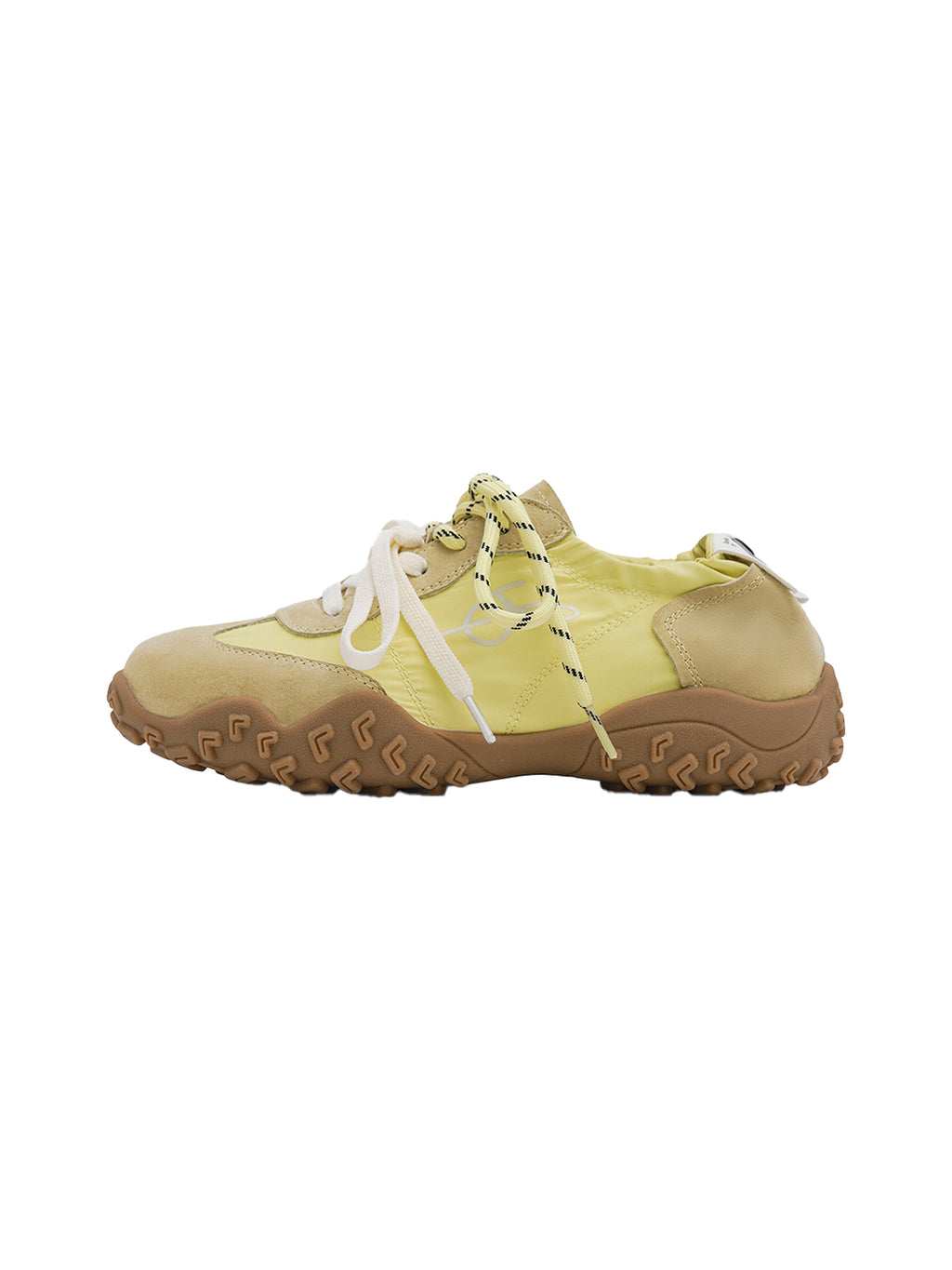 UNCLEWEN | Slip-On Double Laced Trainer With Removable Heightening Insole-Yellow - PSYLOS 1, UNCLEWEN | Slip-On Double Laced Trainer With Removable Heightening Insole-Yellow, Women's Shoes, UNCLEWEN, PSYLOS 1