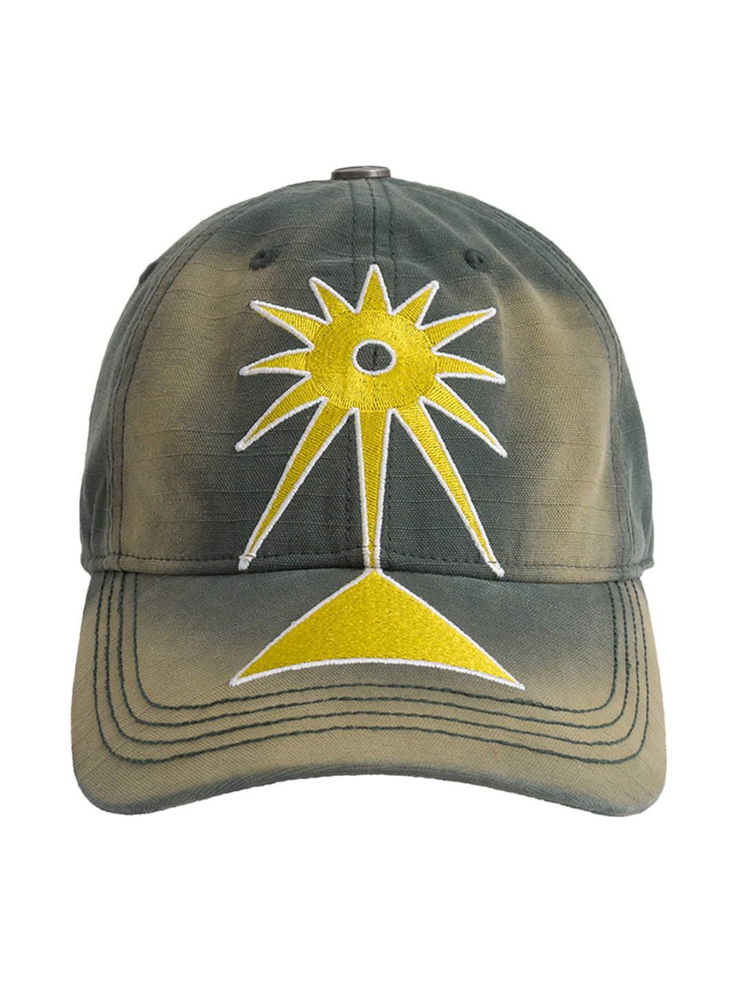 FLEAMARKET | Totem Heavy Washed Curve Brim Cap-Denim Blue - PSYLOS 1, FLEAMARKET | Totem Heavy Washed Curve Brim Cap-Denim Blue, Hats, FLEAMARKET, PSYLOS 1