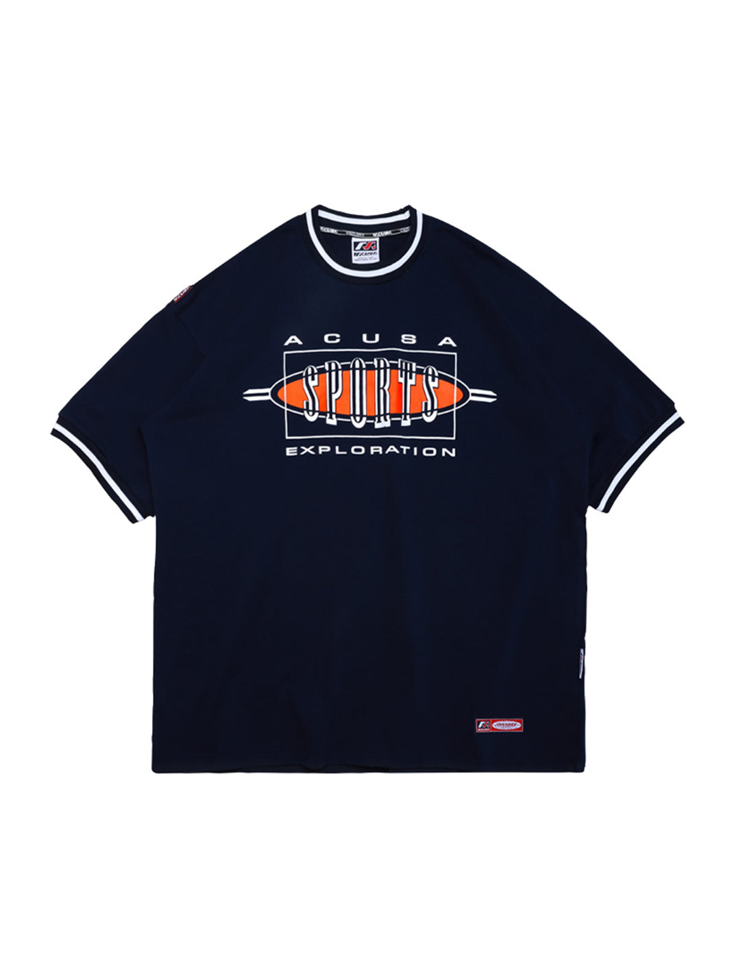 ACUSA | "SPORTS" Retro Graphic Oversized Cotton Tee - PSYLOS 1, ACUSA | "SPORTS" Retro Graphic Oversized Cotton Tee, Tops, ACUSA, PSYLOS 1