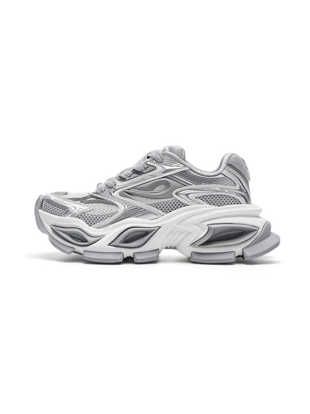 OGR | "Cateyes" Chunky Sneaker-Silver - PSYLOS 1, OGR | "Cateyes" Chunky Sneaker-Silver, Chunky Sneakers, OGR, PSYLOS 1