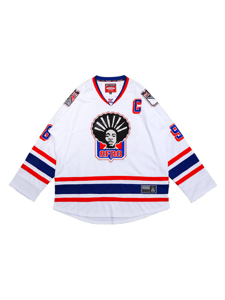 ACUSA | "AFRO" Rangers Colorway Oversized Hockey Jersey - PSYLOS 1, ACUSA | "AFRO" Rangers Colorway Oversized Hockey Jersey, Tops, ACUSA, PSYLOS 1