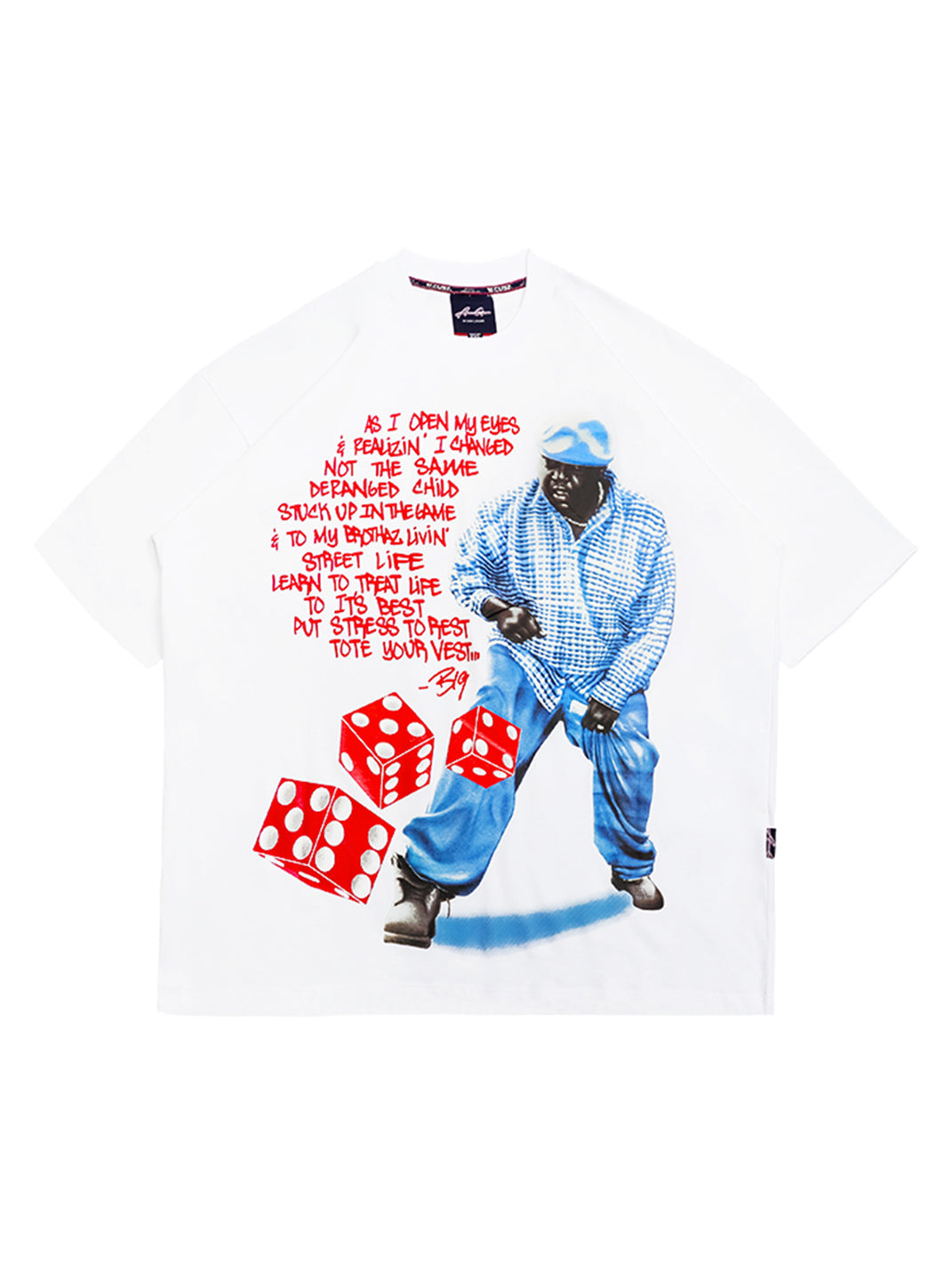 ACUSA | "BIGGIE" Loose Fit Cotton Tee - PSYLOS 1, ACUSA | "BIGGIE" Loose Fit Cotton Tee, Tops, ACUSA, PSYLOS 1