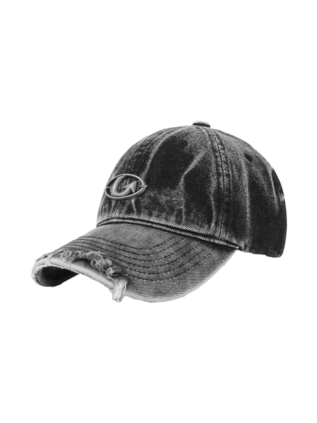 IIING | Curved Brim Washed Denim Baseball Cap - PSYLOS 1, IIING | Curved Brim Washed Denim Baseball Cap, Accessories, IIING, PSYLOS 1