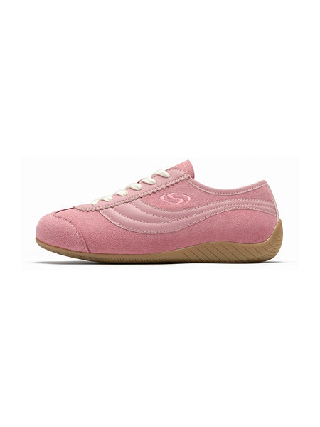 SENGUOGUO | "Street Racer" Retro Minimalist Trainer-Pink - PSYLOS 1, SENGUOGUO | "Street Racer" Retro Minimalist Trainer-Pink, Women's Shoes, SENGUOGUO, PSYLOS 1