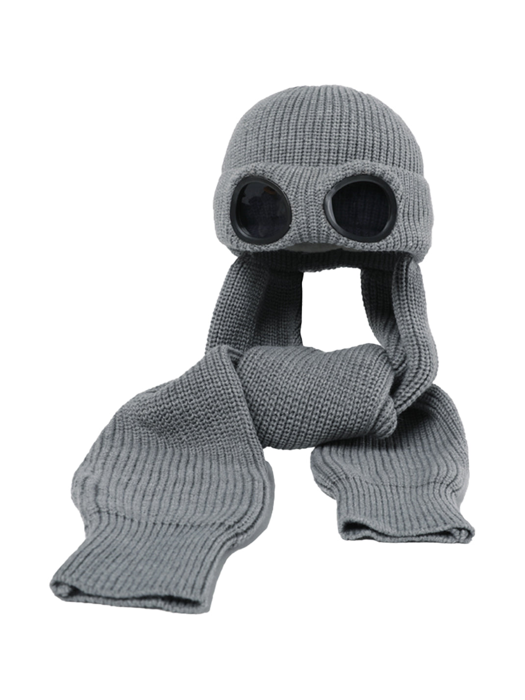 IIING | Flight Sunglasses Knit Scarf Beanie-Gray - PSYLOS 1, IIING | Flight Sunglasses Knit Scarf Beanie-Gray, Accessories, IIING, PSYLOS 1