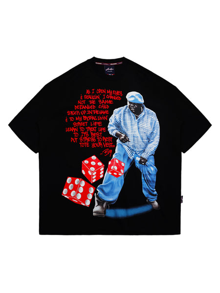 ACUSA | "BIGGIE" Loose Fit Cotton Tee - PSYLOS 1, ACUSA | "BIGGIE" Loose Fit Cotton Tee, Tops, ACUSA, PSYLOS 1