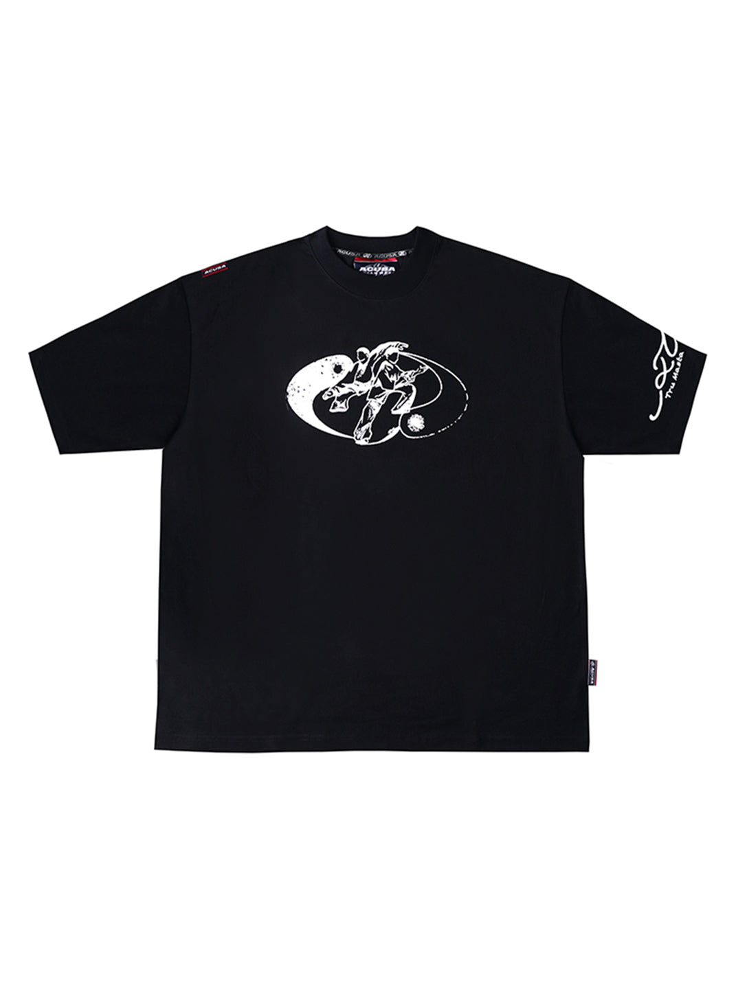 ACUSA | "YING YANG" Oversized Cotton Tee - PSYLOS 1, ACUSA | "YING YANG" Oversized Cotton Tee, Tops, ACUSA, PSYLOS 1