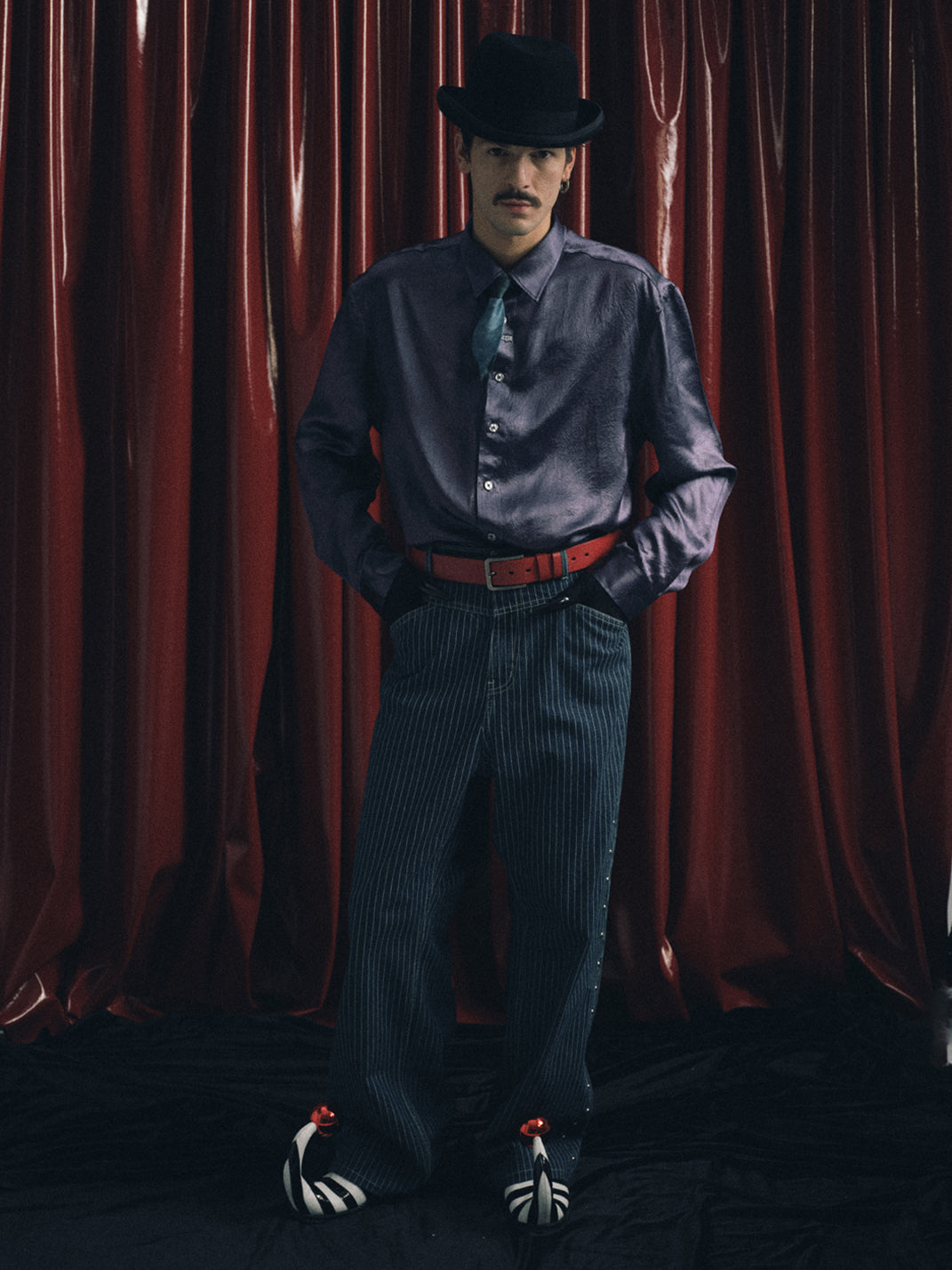 TREclub | Silky Long Sleeve Shirt With Handsew Logo - PSYLOS 1, TREclub | Silky Long Sleeve Shirt With Handsew Logo, Men's Wear, TREclub, PSYLOS 1