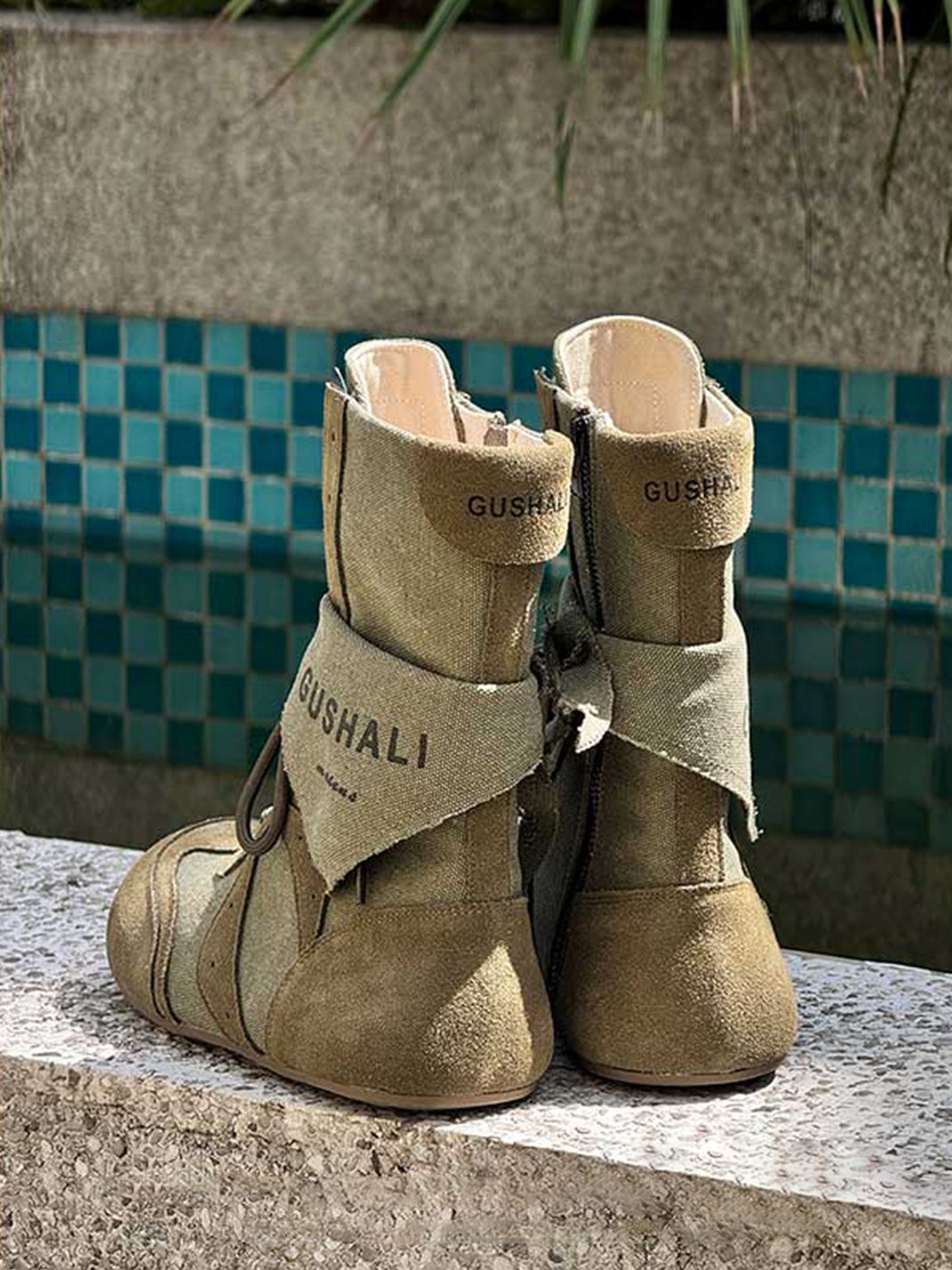 GSL | Hybrid Retro Boxing Trainer Boots With Kerchief - PSYLOS 1, GSL | Hybrid Retro Boxing Trainer Boots With Kerchief, Boots, GSL, PSYLOS 1