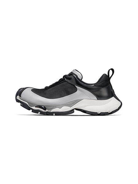 SALAXI | "Metallic Blade" Lightweight Dad Sneaker-Black & Silver - PSYLOS 1, SALAXI | "Metallic Blade" Lightweight Dad Sneaker-Black & Silver, Dad Sneakers, SALAXI, PSYLOS 1