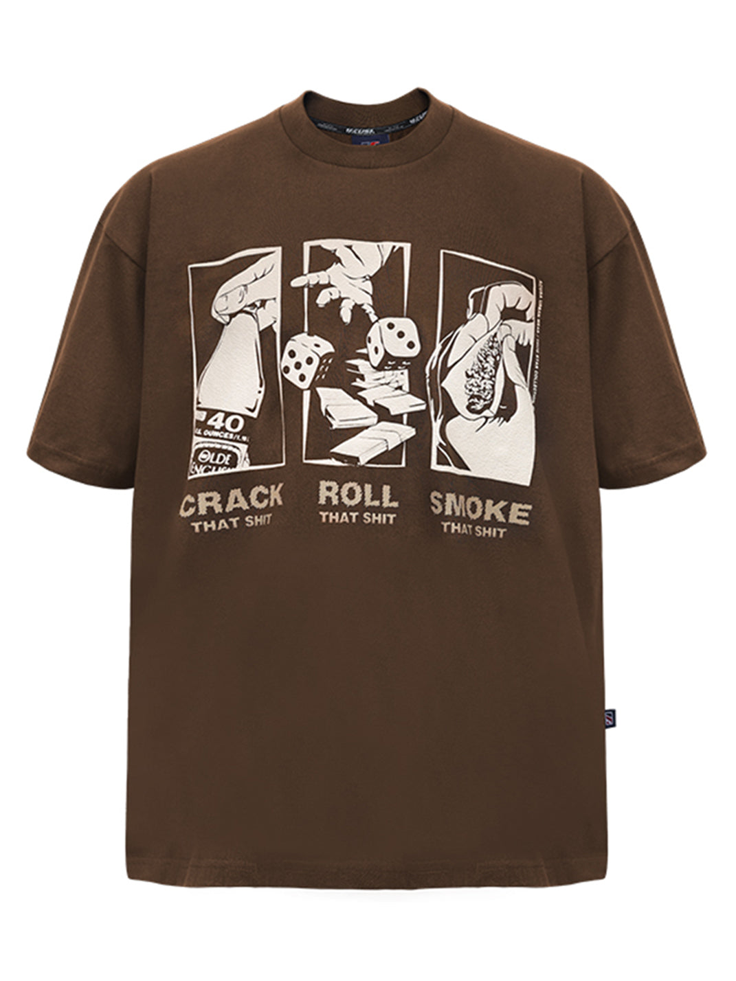 ACUSA | "HOOD LIFE" Oversized Cotton Tee - PSYLOS 1, ACUSA | "HOOD LIFE" Oversized Cotton Tee, Tops, ACUSA, PSYLOS 1