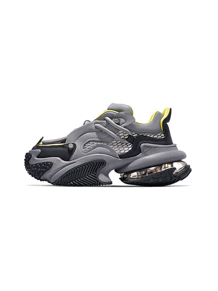 SALAXI | ”Vortex Propel“ Mesh Chunky Sneaker-Gray - PSYLOS 1, SALAXI | ”Vortex Propel“ Mesh Chunky Sneaker-Gray, Chunky Sneakers, SALAXI, PSYLOS 1