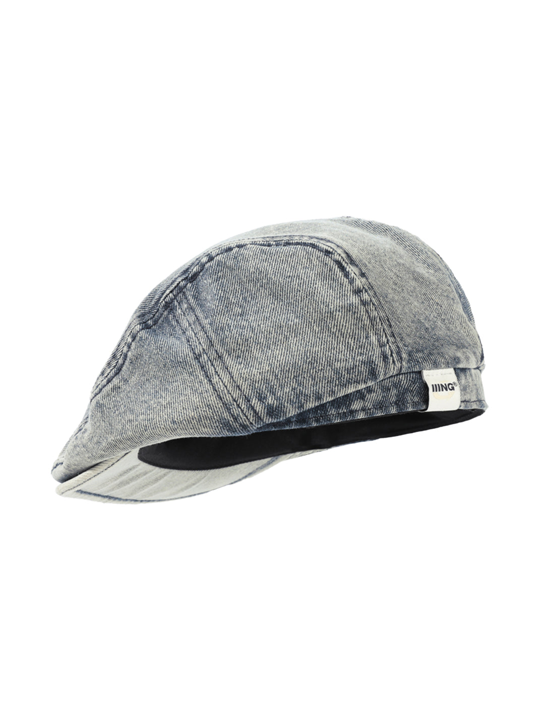 IIING | Retro Washed Denim Adjustable Beret Hat - PSYLOS 1, IIING | Retro Washed Denim Adjustable Beret Hat, Accessories, IIING, PSYLOS 1