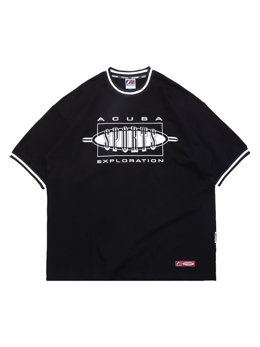 ACUSA | "SPORTS" Retro Graphic Oversized Cotton Tee - PSYLOS 1, ACUSA | "SPORTS" Retro Graphic Oversized Cotton Tee, Tops, ACUSA, PSYLOS 1