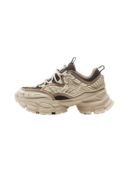 OGR | “Space Mecha” Chunky Sneaker-Beige - PSYLOS 1, OGR | “Space Mecha” Chunky Sneaker-Beige, Chunky Sneakers, OGR, PSYLOS 1