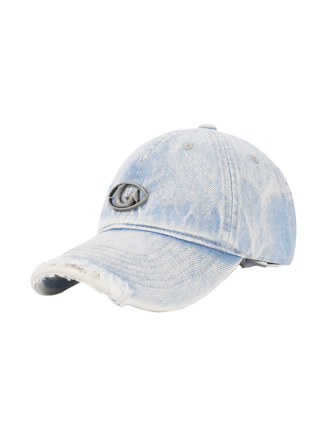 IIING | Curved Brim Washed Denim Baseball Cap - PSYLOS 1, IIING | Curved Brim Washed Denim Baseball Cap, Accessories, IIING, PSYLOS 1