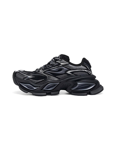 OGR | "Cateyes" Chunky Sneaker-Black/Beige - PSYLOS 1, OGR | "Cateyes" Chunky Sneaker-Black/Beige, Chunky Sneakers, OGR, PSYLOS 1