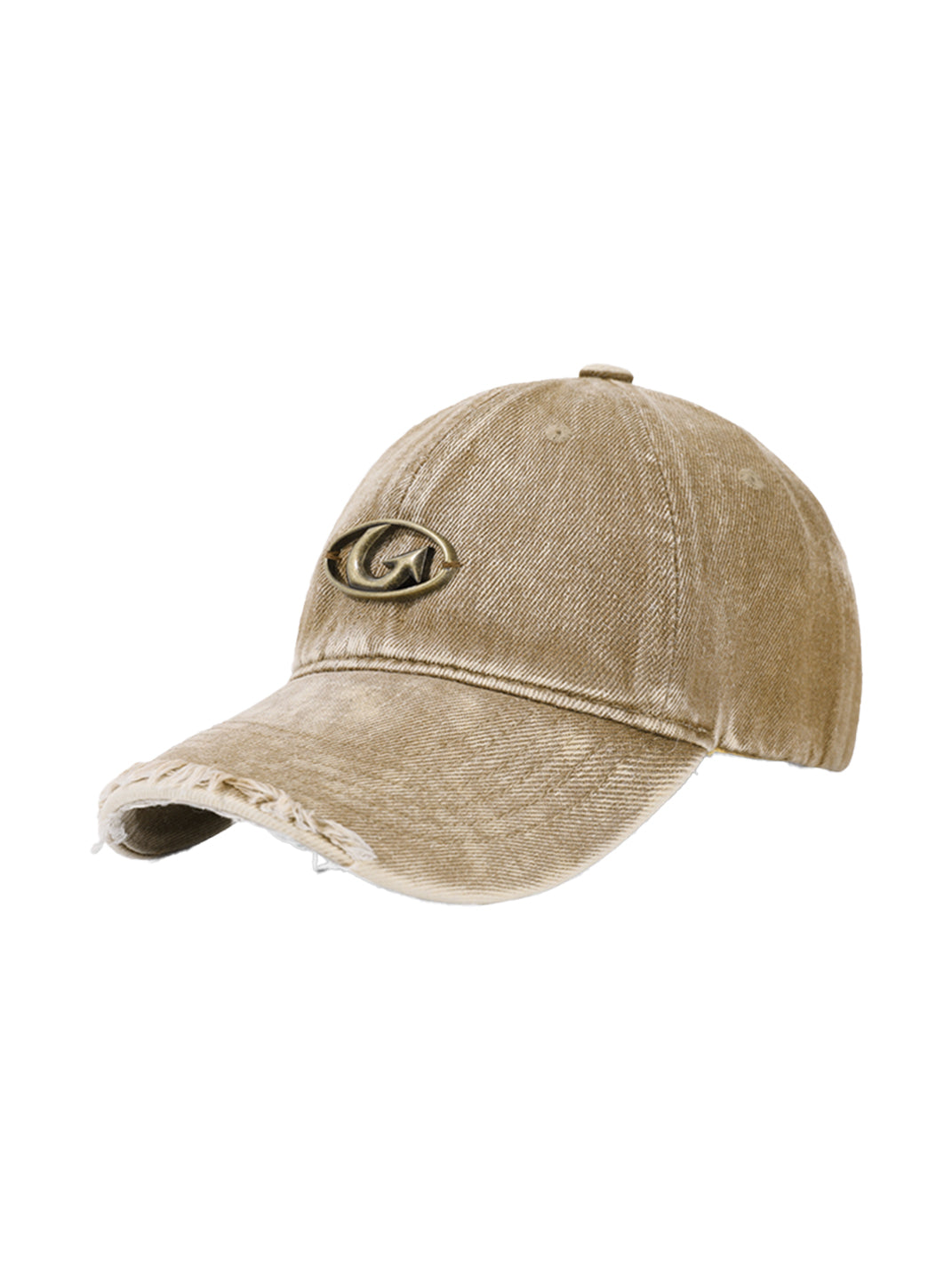 IIING | Curved Brim Washed Denim Baseball Cap - PSYLOS 1, IIING | Curved Brim Washed Denim Baseball Cap, Accessories, IIING, PSYLOS 1