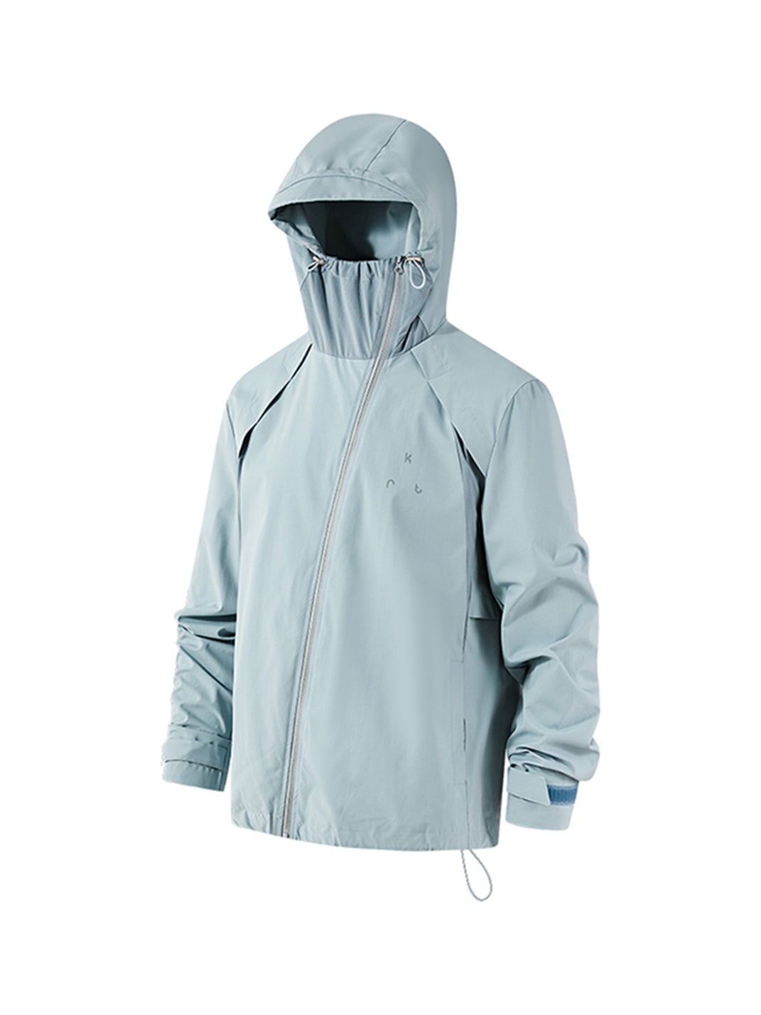 KREATE | Sun Block Asymmetrical Hooded Thick Wind Breaker - PSYLOS 1, KREATE | Sun Block Asymmetrical Hooded Thick Wind Breaker, Tops, KREATE, PSYLOS 1