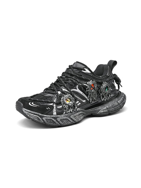 MASON GARMENTS | “Dazzle" Double Laced Chunky Fashion Sneaker-Snakeeye - PSYLOS 1, MASON GARMENTS | “Dazzle" Double Laced Chunky Fashion Sneaker-Snakeeye, Unisex Shoes, MASON GARMENTS, PSYLOS 1