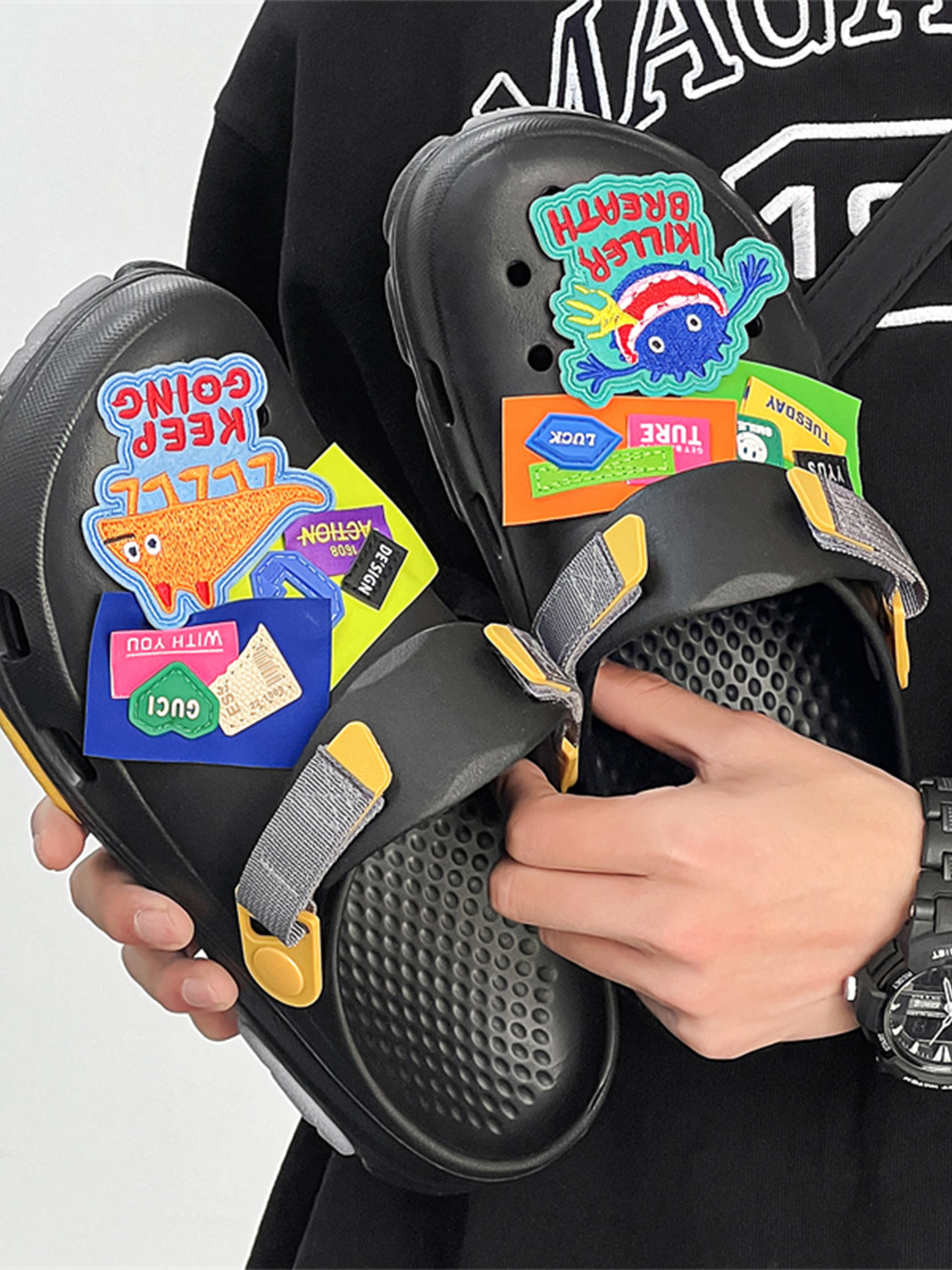 UNFAIR | Chunky Covered-Toe Beach EVA Clogs - PSYLOS 1, UNFAIR | Chunky Covered-Toe Beach EVA Clogs, Sandals, UNFAIR, PSYLOS 1