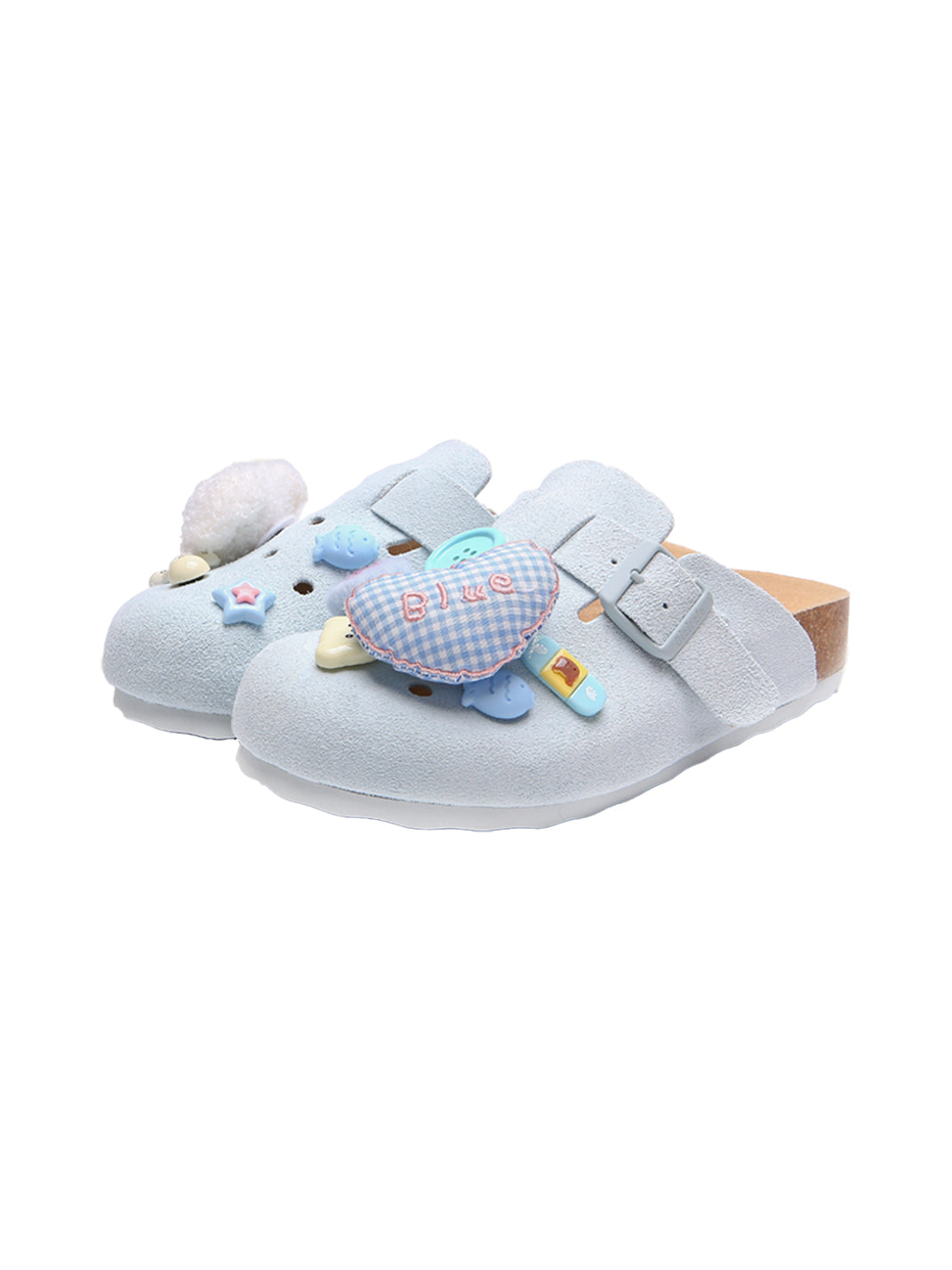 OICIRCLE | Cute Birken Clogs Japanese Style Mules-Blue - PSYLOS 1, OICIRCLE | Cute Birken Clogs Japanese Style Mules-Blue, Slippers, OICIRCLE, PSYLOS 1