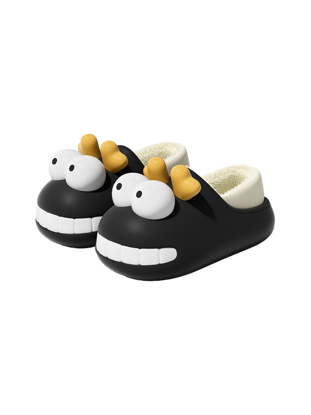 Chedoir | Fleece Cartoon Deer Closed Toe Slides - PSYLOS 1, Chedoir | Fleece Cartoon Deer Closed Toe Slides, Slippers, Chedoir, PSYLOS 1