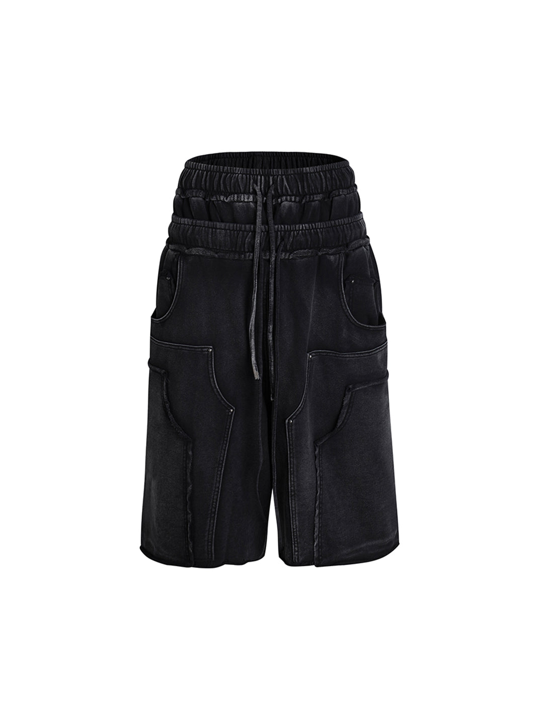 DND4DES | Dual Waist Washed Cropped Shorts - PSYLOS 1, DND4DES | Dual Waist Washed Cropped Shorts, Cargo Pants, DND4DES•JAPAN, PSYLOS 1