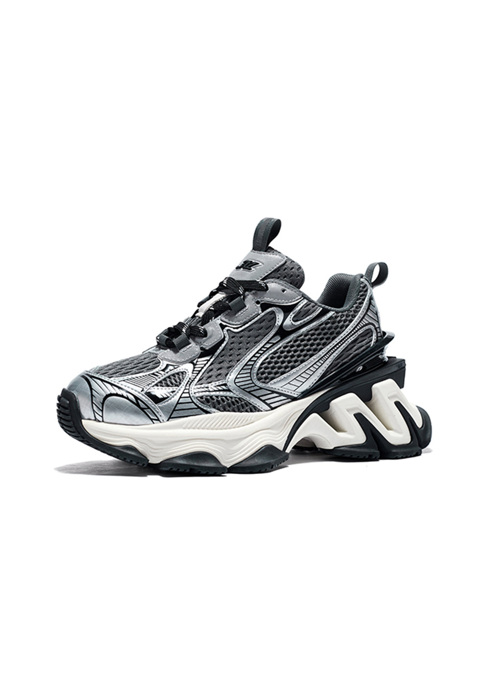 CHERYKALLY | Distressed Grey Dad Sneakers  - PSYLOS 1, CHERYKALLY | Distressed Grey Dad Sneakers , Chunky Sneakers, CHERYKALLY, PSYLOS 1