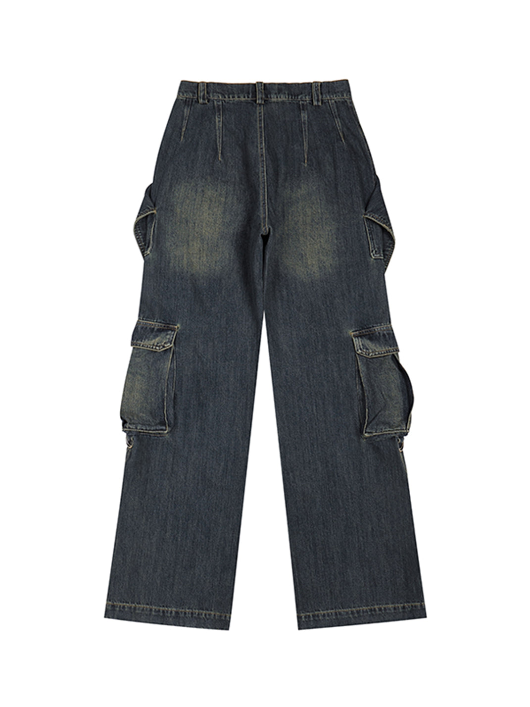 DND4DES | Black Straight Cut Printed Jeans - PSYLOS 1, DND4DES | Black Straight Cut Printed Jeans, Cargo Pants, DND4DES•JAPAN, PSYLOS 1