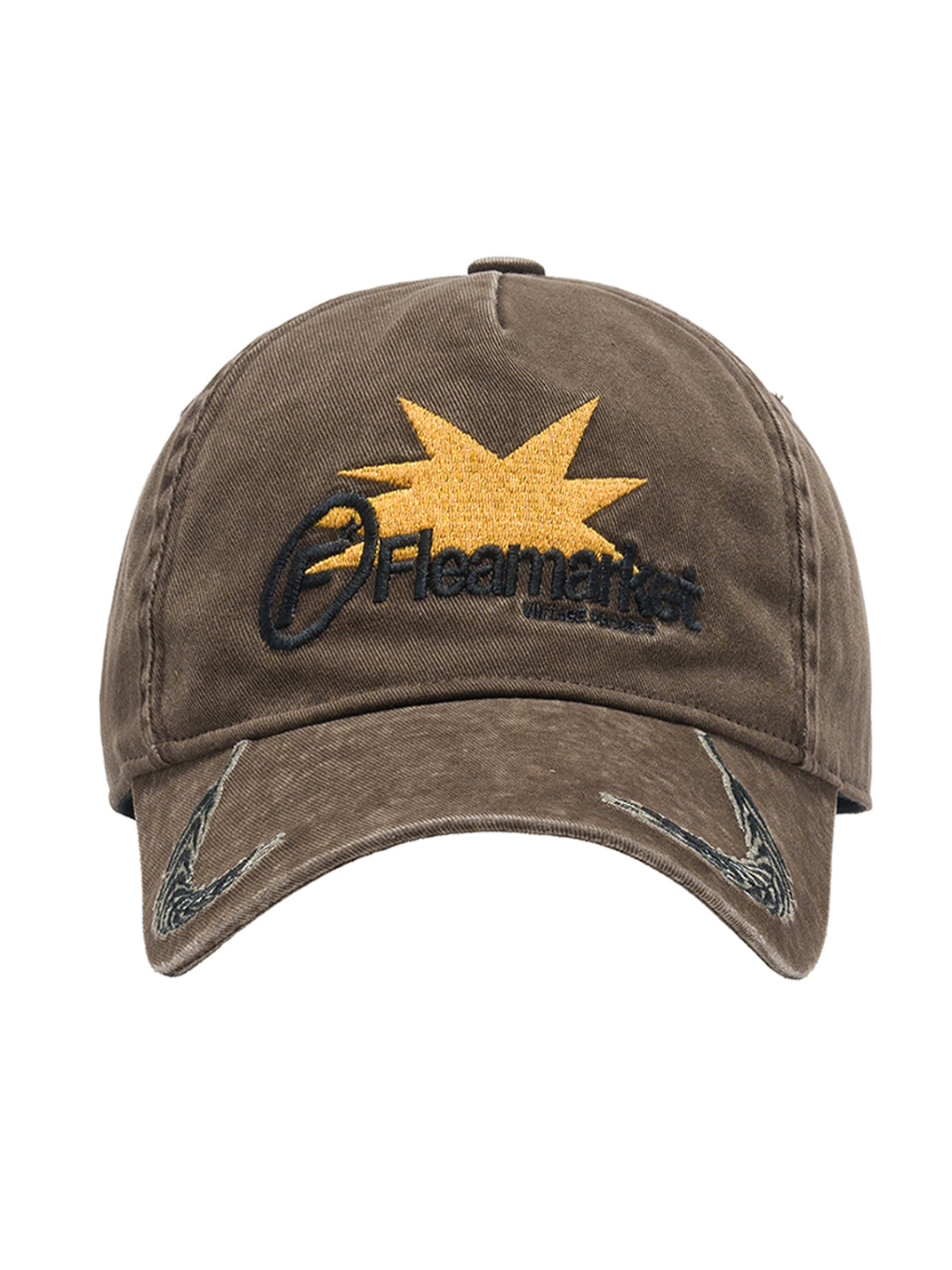 FLEAMARKET | Wheat Stalk Curved Brim Cap-Brown - PSYLOS 1, FLEAMARKET | Wheat Stalk Curved Brim Cap-Brown, Hats, FLEAMARKET, PSYLOS 1