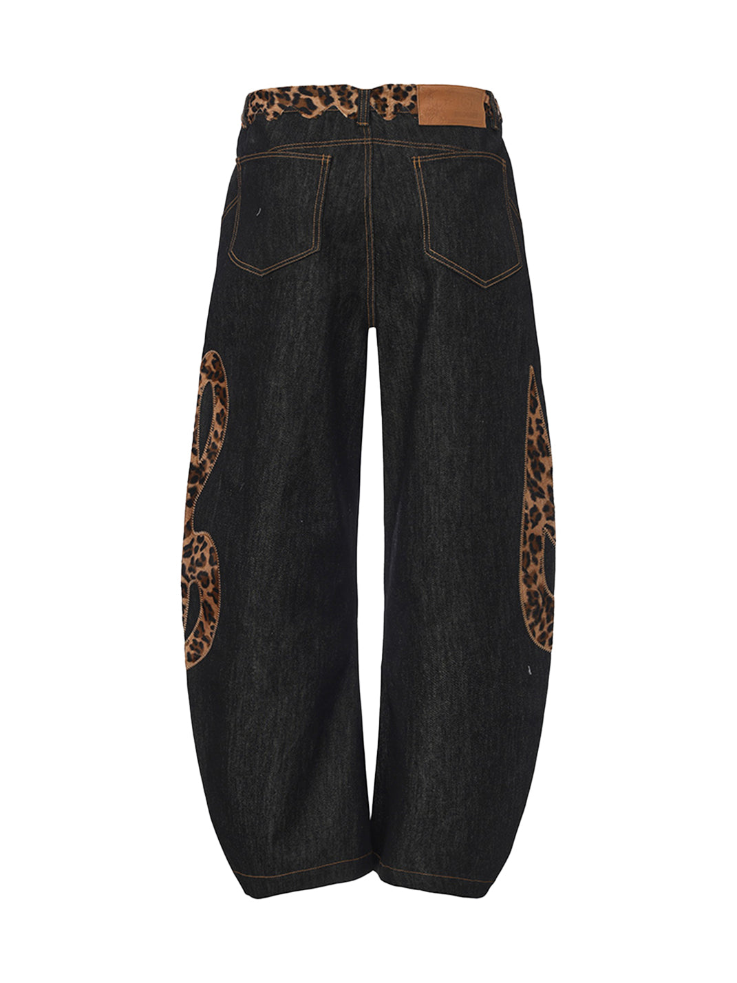DND4DES | Leopard Note Embroidery Baggy Jeans - PSYLOS 1, DND4DES | Leopard Note Embroidery Baggy Jeans, Jeans, DND4DES•JAPAN, PSYLOS 1