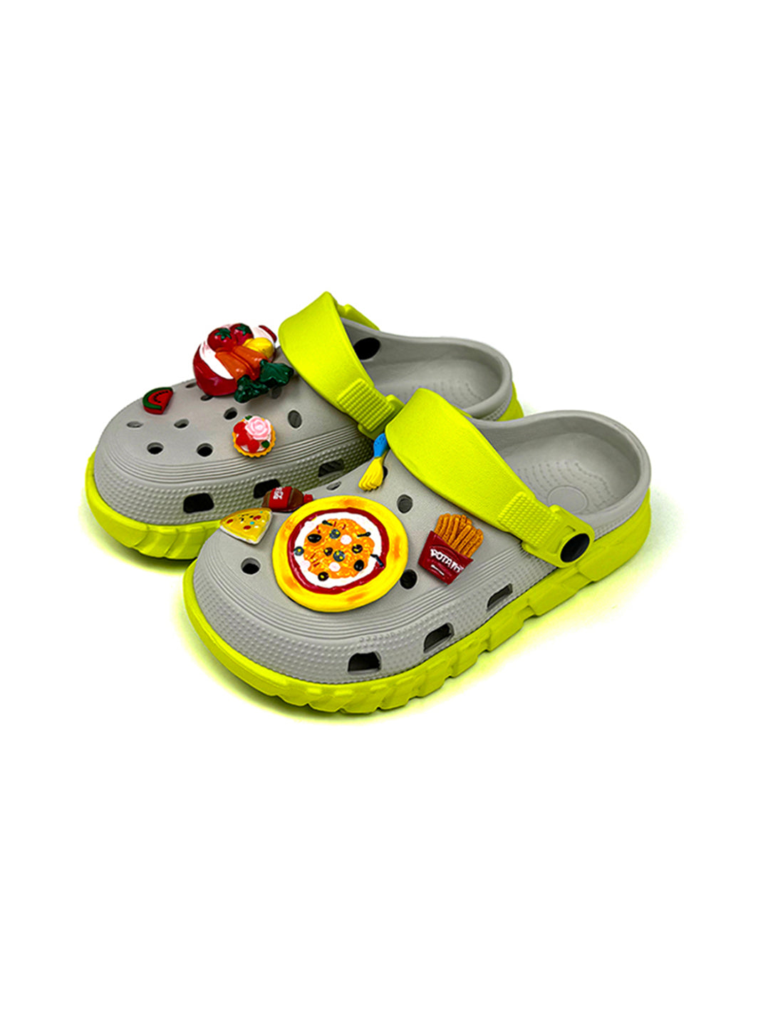 UNFAIR | Pizza Style EVA Clogs Funny Chunky Sandals - PSYLOS 1, UNFAIR | Pizza Style EVA Clogs Funny Chunky Sandals, Sandals, UNFAIR, PSYLOS 1
