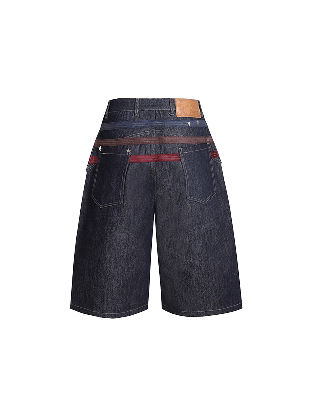 DND4DES | Star Rivet Suede Denim Shorts - PSYLOS 1, DND4DES | Star Rivet Suede Denim Shorts, Shorts, DND4DES•JAPAN, PSYLOS 1