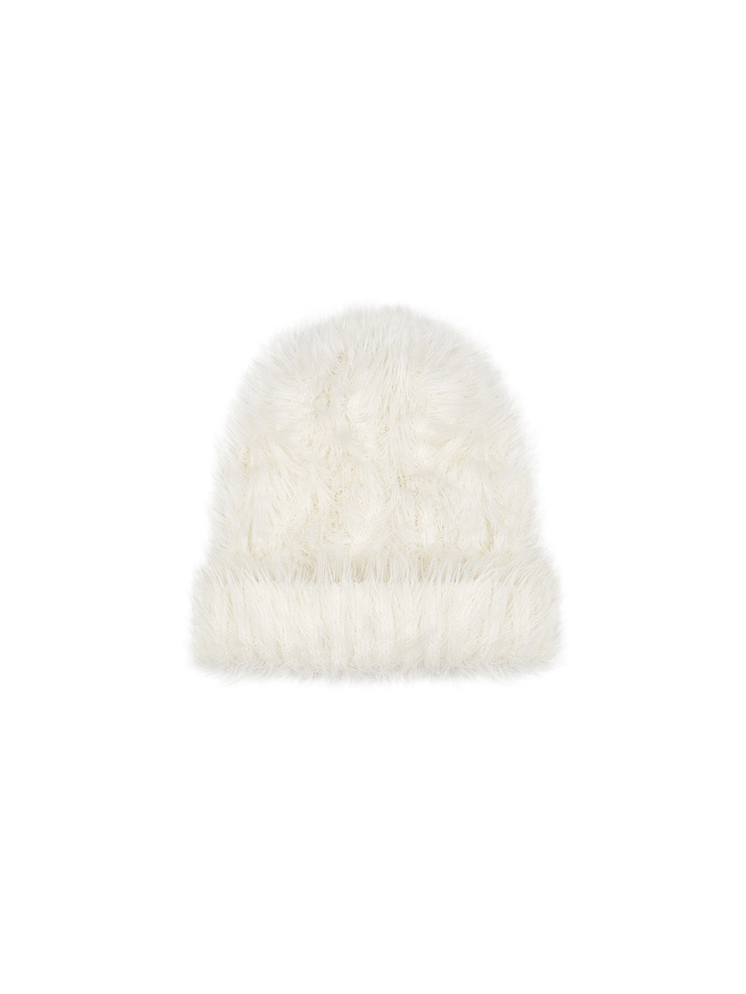 NUTEMPEROR | Furry Knit Beanie Hat-White - PSYLOS 1, NUTEMPEROR | Furry Knit Beanie Hat-White, Hat, NUTEMPEROR•JAPAN, PSYLOS 1