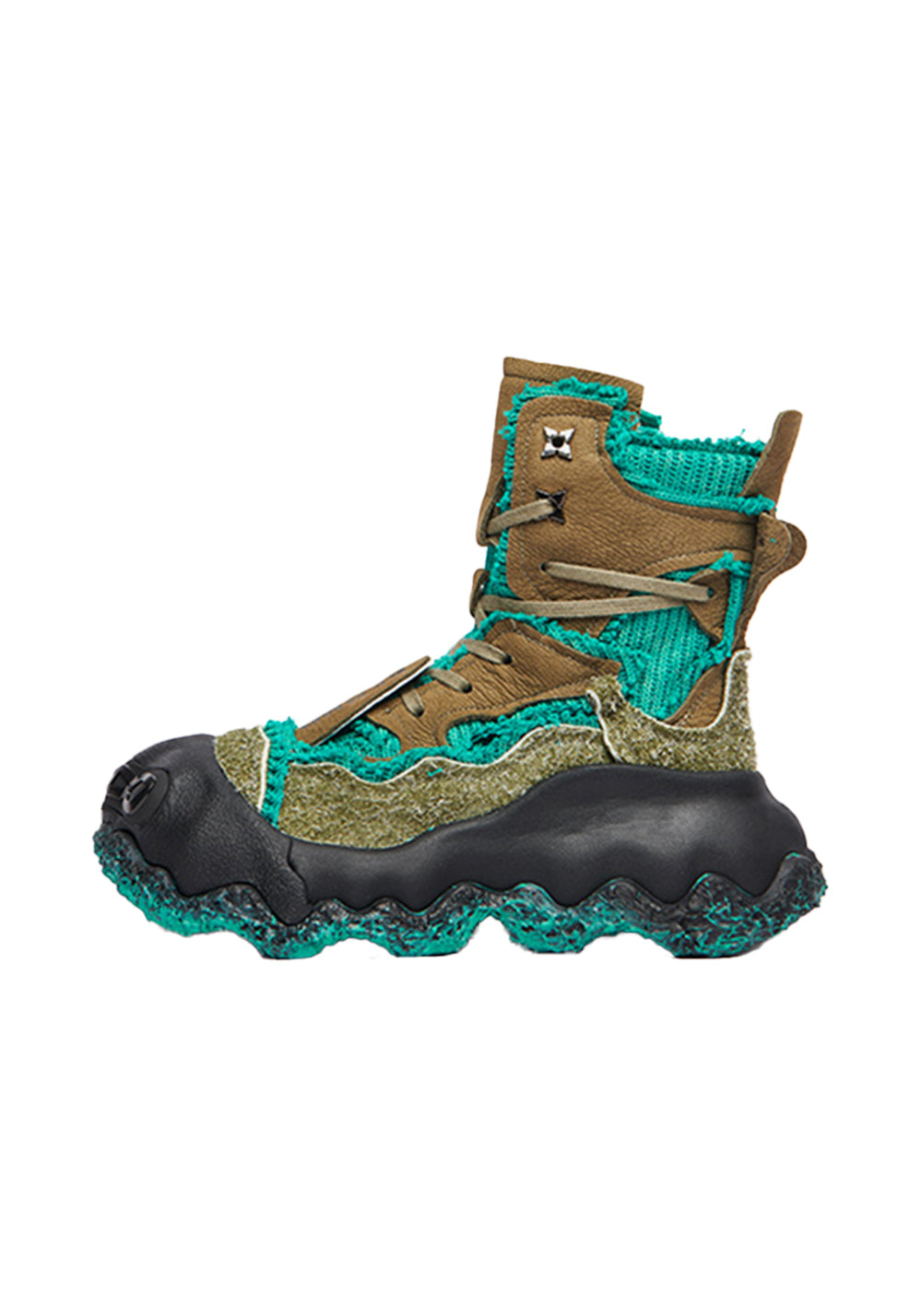 KEDDO | Deconstructed Paint-Splash Combat Boots  - PSYLOS 1, KEDDO | Deconstructed Paint-Splash Combat Boots , Boots, KEDDO, PSYLOS 1