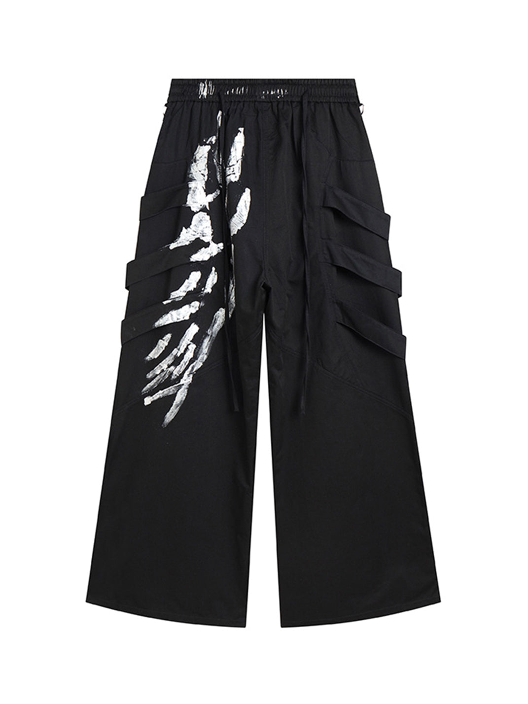 DND4DES | Silver Strap Drawstring Cargo Pants - PSYLOS 1, DND4DES | Silver Strap Drawstring Cargo Pants, Cargo Pants, DND4DES•JAPAN, PSYLOS 1