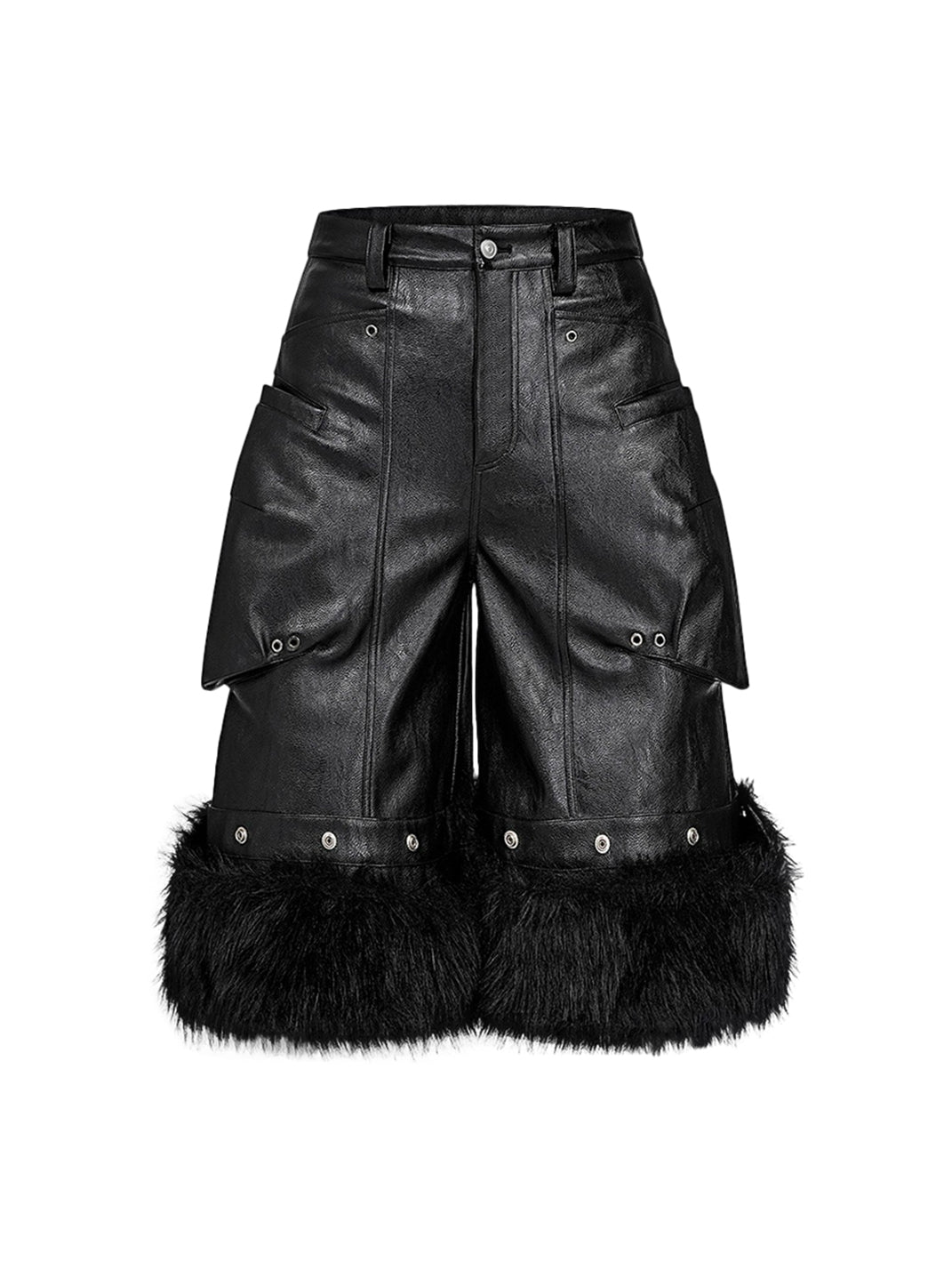 REBEL WAVE | Detachable Waxed Cropped Leather Pants - PSYLOS 1, REBEL WAVE | Detachable Waxed Cropped Leather Pants, Jeans, REBEL WAVE•JAPAN, PSYLOS 1